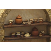 Shelves with jars and spices - Kistarter