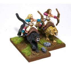 Amazons cat riders with bow