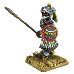 Aztecan warrior of 'Jaguars' or 'Pumas' rank