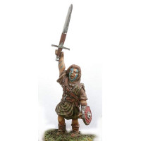 William Wallace (Brave Heart) with two-hands sword and shield.