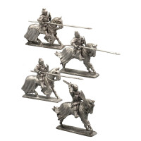 Medieval Knights charging, 1315 - 1365