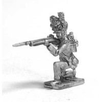 Fusilier of center coy. 1813-1815, kneeling, firing