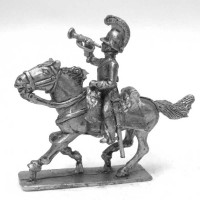 Trumpeter of Dragoons charging 1806-1814