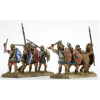 Hoplite, front rank, attacking