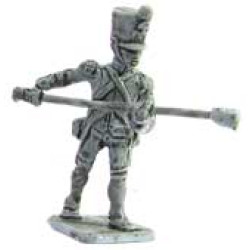 Artilleryman of line, Shakó swabbing