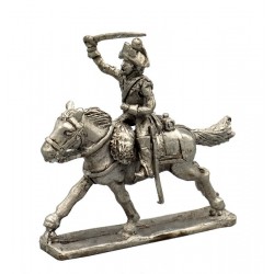 Trooper of the 8th regiment of Cavalry, charging