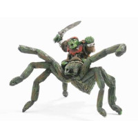 Goblin with Sword on Giant Spider