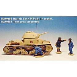 Italian Tank M14/41 in metal.