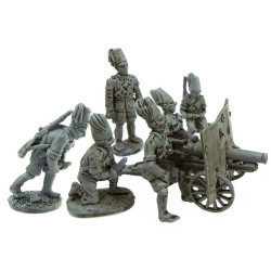 Artillery Askaris crew (six different miniatures)