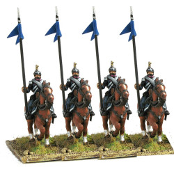 Line Cavalry in campaign dress, walking