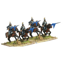 Line Cavalry in campaign dress, charging