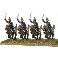Light Cavalry in campaign dress, charging