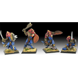 Lizardmen, Iguanids with hand weapons and shield