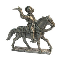 Italian "Cavallo leggero" with sword charging  1520-1530