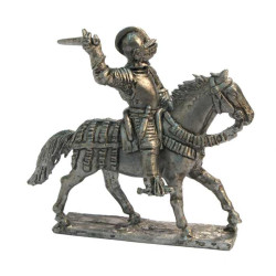 Italian "Cavallo leggero" with sword charging  1520-1530