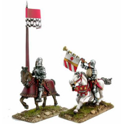 Mounted Trumpeter and Standard Bearer (2)