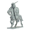 Cavalryman with sword and shield, charging, 1250