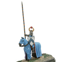 Knight 1250-1300 with winged shoulder protector and helm
