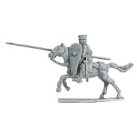 Italian or German Knight galloping, with lance and shield, 1200