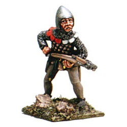 Genovese crossbowman , aiming, 1346