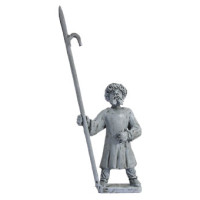Peasant with a hook, standing, 1250