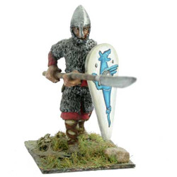 Norman or Saxon archer with helmet