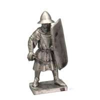 Infantryman with iron hat 1315 - 1365
