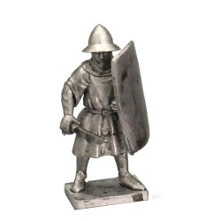 Infantryman with iron hat 1315 - 1365