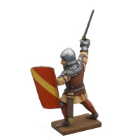Heavy infantryman in combat, 1315 - 1365
