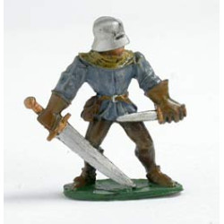 Foot soldier with sword and dagger