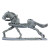 N007 - French Artillery Train horse, galloping (Rear)  