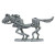 N008 - French Artillery Train horse, galloping (Rear) 
