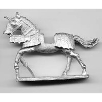 Horse with bard circa 1400