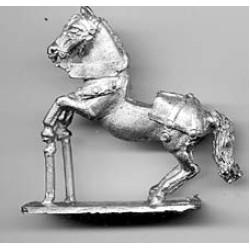 Horse with light harness 1450, rampant