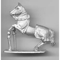 Horse with heavy harness 1450, rampant