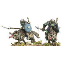 Orcs Wolf Riders with Pole Arm