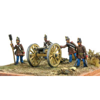 Austrian artillerymen crew