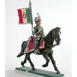 Standard bearer of 'Piacenza' Hussars Regiment,
