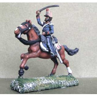 Private or Light Cavalry with campaign uniform charging