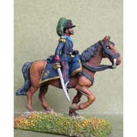 Officer of 'Bersaglieri' mounted