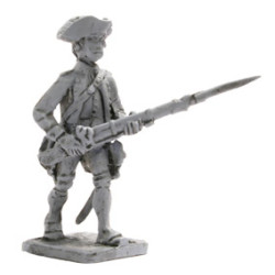 Infantryman with Tricorn, attack march, 1773-1783