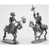 Skeleton cavalry with two hand weapons 1