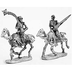 Skeleton cavalry with two hand weapons 3