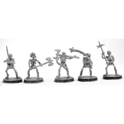 Skeleton warriors with two handed weapons
